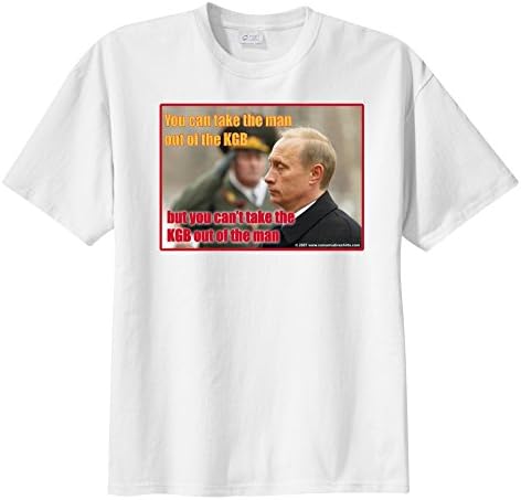 Putin KGB - ConservativeShirtsTM Men's Short Sleeve T-Shirt White XL