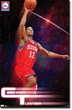 Philadelphia 76ers Evan Turner Sports Poster Print - 22x34 Poster Print, 22x34