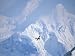 Skiplane Winging over Mount Saint Elias National Geographic Collection Photographic Poster Print by Michael Melford, 48x36
