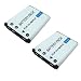 2 High Capacity Batteries For Olympus Stylus 750, 760, 780, 720SW, 725SW, 770SW, 790SW, 820, 830, 840, 850SW, 1050SW, U-700, U-720SW, 1200, And 7000 Digital Cameras