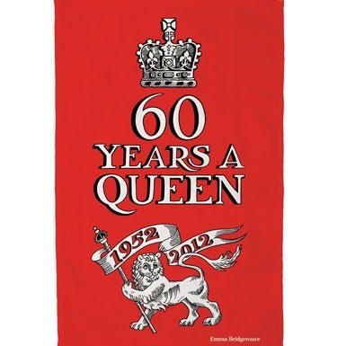 Diamond Jubilee '60 Years a Queen' Tea Towel||RNWIT