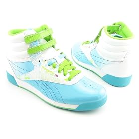 Reebok Freestyle Hi Liquid Spring Splatter Womens Shoes J04425