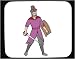Mauspad mit Dekoration - Menschen, abgeschirmt, Bart, Warrior, sworded, Europa, Noble, Litauen, Knight, Beh�rde