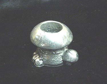 Mushroom Candle Holder for Solid Pewter