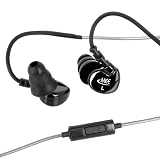 MEElectronics M6P-BK Sports Sound-Isolating In Ear Headphones with Microphone/Remote for iPod, iPhone and Smartphones (Black)