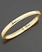 18k Gold Over Sterling Silver Bangle