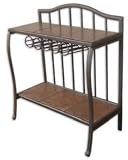HOME CASUAL LLC-IMPORT 08-KAR-BT Buffet Table/Wine Rack