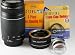 Canon Zoom EF 75-300mm f / 4.5-5.6 Telephoto Lens With 2X Auto-Focus Tele-Converter (150-600mm) , Lens Hood ,Lens pouch , 2 Years Ext warranty , Lens Cleaning Kit , Lens Cap holder , Set of 3 High Resolution Filters (UV , Circ Polarize , FLD) For all Canon Digital SLR Cameras
