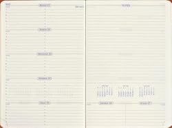 Exacompta 2011 Space 24 Gold Edge Weekly Calendar Refill