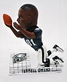 Philadelphia Eagles Terrell Owens Official NFL #81 Green Jersey rare platinum base action Bobble Head