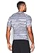 Under Armour Men's HeatGear Armour Printed Short Sleeve Compression Shirt, Steel (035)/Black, Small