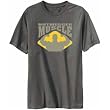T-Shirt Mens Dark Silver " Nutmegger Muscle " Usa States