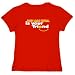 Rugby League Football IS YOU FRIEND Sports Womens T-Shirt (Red, Sizes X-Small - XXX-Large)