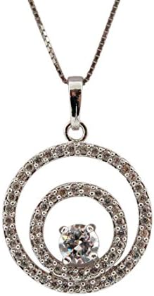 Ara Silver Tone Crystal Pendant
