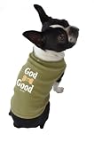 Ruff Ruff and Meow Dog Tank Top, God is Good, Green, Extra-Small