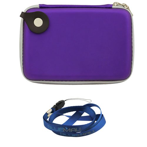 GTMax Purple 5-inch Eva Pouch Carrying Case for Garmin nüvi 1490, 1490T, 1450LMT, 1490LMT, XXL 540S, 1100, 1450, 2460LMT, TomTom XXL 540TM 1505TM, 540M , VIA 1505M, 540TM, GO 2535M, VIA 1505T, XXL 540T , XXL 550, Magellan RoadMate 5045-LM, 3030LM, 1470, 1475T(Neck Strap Lanyard included)