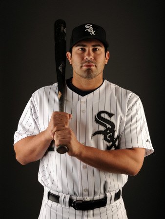 Chicago White Sox Photo Day, GLENDALE, AZ - FEBRUARY 26: Carlos Quentin Photographic Poster Print by Harry How, 12x16