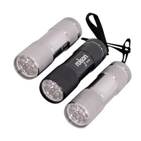 Rolson Tools 61760 3pc 9 LED Torch Set With Batteries