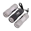 Rolson Tools 61760 3pc 9 LED Torch Set With Batteries