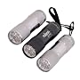 Rolson Tools 61760 3pc 9 LED Torch Set With Batteries