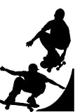 RoomMates RMK1313GM Chalkboard Skaters Peel & Stick Wall Decals