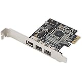 Syba Low Profile PCI-Express 1394b/1394a (2B1A) Card, TI Chipset, Extra Regular Bracket SD-PEX30009