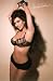 Professionally Framed Kim Kardashian in Black Lingerie Photo Art Print Poster – 24×36 with RichAndFramous Black Wood Frame