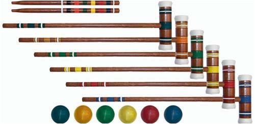 Childrens Toyshop  Toys : Tournament Croquet - Set - - Sports