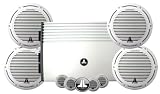 Marine Kit - JL Audio M4300 Amplifier & 2 Sets Of M770-CCS-CG-WH Components Combo Package
