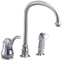 American Standard 3821.834.002 Jasmine Single-Control Kitchen Faucet with Hand Spray, Polished Chrome