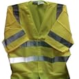 WOW! Under $20.00! U.S. Made Spiewak Yellow Vest With Sleeves - Meets Class 3 Ansi 107 Requirements.