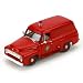 HO RTR 1955 F-100 Panel Truck, Fire/Red