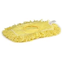 Rubbermaid Commercial FGJ15100 Trapper Dust Mop, 12" Length x 5" Width, Yellow