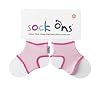 Sock Ons - 0-6 months - Colour BABY PINK