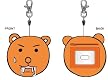 ギャグマンガ日和 クマ吉君ぬいぐるみ パスケース