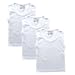 Luvable Friends Sleeveless Tee Tops, 3 Pack, White, 12-18 Months