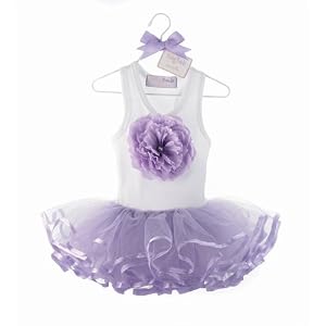 Purple Buds Fairy Tutu Ballerina Dress