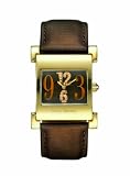 Betty Barclay BY061.20.305.818 Ladies Gold Plated Stainless Steel Watch with Brown Strap