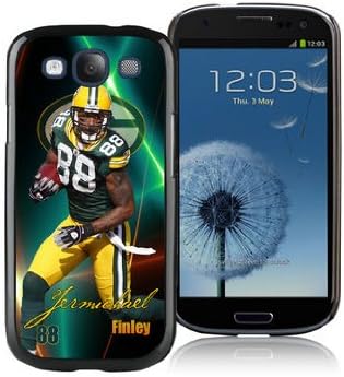 WOWCASE Green Bay Packers Jermichael Finley NFL Samsung Galaxy S3 Rugged Case, NFL Samsung S3 case for Sport Fan-Christmas Gift