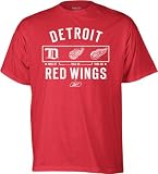 Detroit Red Wings -Red- Logo History T-Shirt