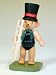 Kleine Figuren & Miniaturen Kaminfeger B�r - 8,0 cm