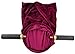 Velvet Church Tithe Offering Bag with Wooden Handles, Maroon, 11 1/4 Inch