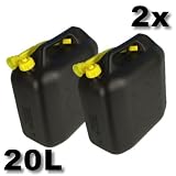 Produkt-Bild: Oxid7 Benzinkanister Kraftstoffkanister Kanister 20 Liter 2er Set / 2 St&uuml;ck