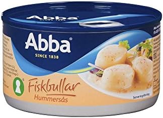 Abba Seafood Fiskbullar I Hummersas - Fish Balls in Lobster Sauce (375g) - Pack of 2