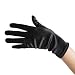 Black Satin Gloves (Wrist Length) ~ Splendid for Formal, Wedding, Theatrical, Costume Party (STC12081)