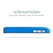 Kujian iPhone 5S / 5 Battery Case Charger Protective Rechargeable External Charging Case 2200 Mah for iPhone SE/5S/5/5C Slim Portable Backup Case Blue