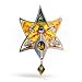 Gold & Blue Judaic Star Pin from the Artazia Collection #2303 JP MP OP