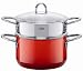 Silit 3-3/4-Quart Steamer Pot with Insert, Energy Red