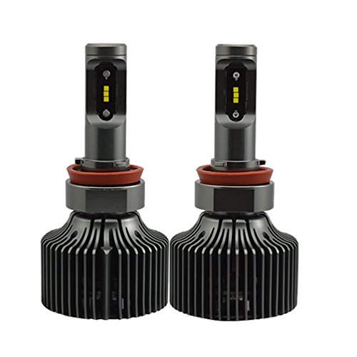 H8 H11 All-in-One LED Headlight Conversion Kit 8400LM(each bulb 4200 lumens) 60W(each bulb 30W) – Cool White 6000K 6K – Low Beam/High Beam/ Driving Fog Light Bulbs 2 Year Warranty (H8/H11)