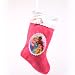 BIG 17" Disney Princess Santa Christmas X-mas Stocking Pink with White